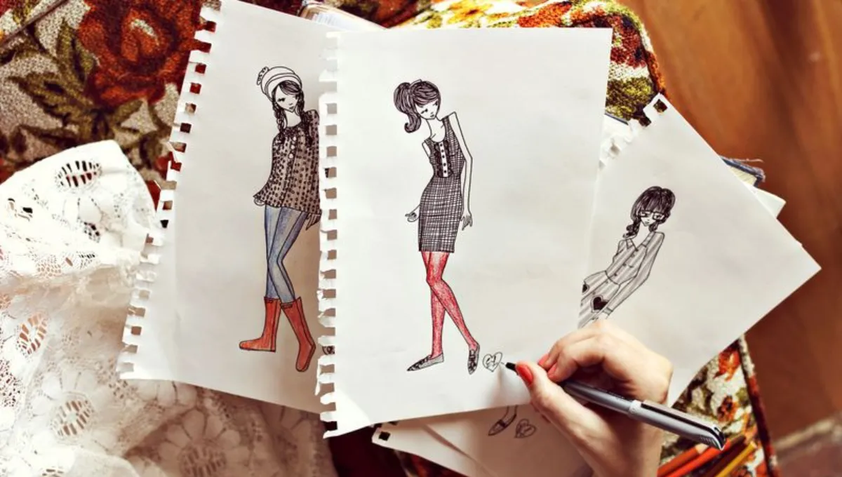 Dress Sketches For Fashion Designing Beginners