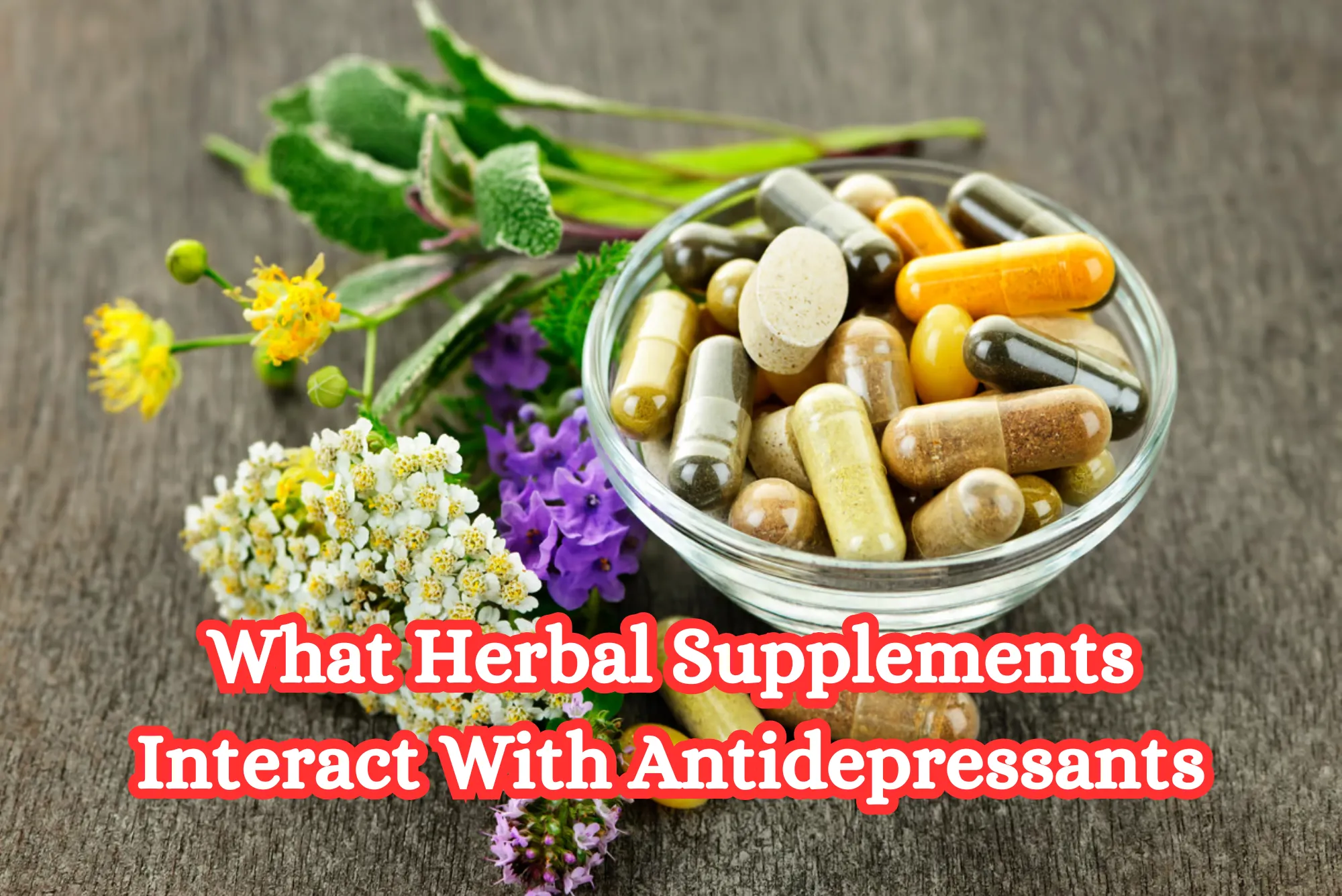 What Herbal Supplements Interact With Antidepressants
